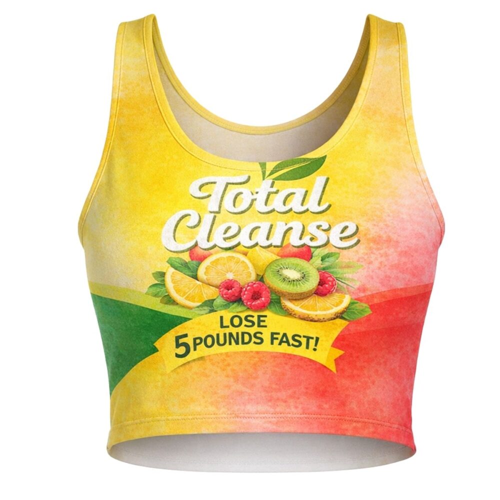 Total Cleanse Sport Crop Tank Top
